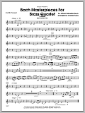 Bach Masterpieces For Brass Quartet - 2nd Bb Trumpet