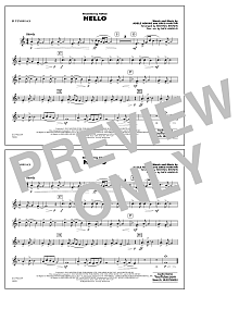 Hello - Bb Tenor Sax 