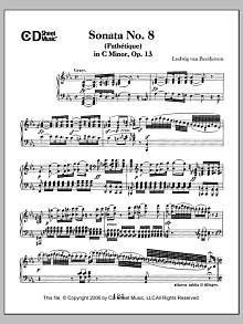 Sonata No. 8 In C Minor (pathetique), Op. 13 