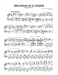 Bagatelle In G Major, Op. 126, No. 5