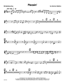Pleasin' - Eb Baritone Saxophone 