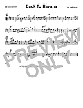 Back To Havana - Solo Sheet - Alto Sax