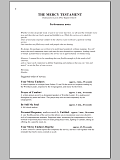 The Mercy Testament (A Worship Set Of Comfort And Healing)