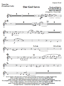 Our God Saves - Tenor Sax 1,2/Baritone TC 1,2 