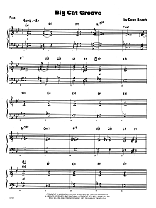 Big Cat Groove - Piano 