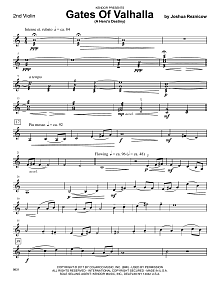 Gates Of Valhalla (A Hero's Destiny) - 2nd Violin 