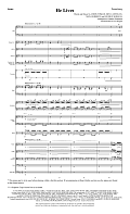 He Lives - Full Score