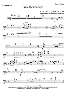 From The Rooftops - Trombone 1 & 2 