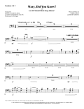 Mary, Did You Know? (with "Let All Mortal Flesh Keep Silence") - Trombone 1 & 2