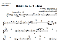 Rejoice, The Lord Is King - Alto Sax (Horn sub)
