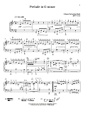 Prelude In G Minor, BMV 930