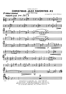 Christmas Jazz Favorites #2 - Bb Soprano Sax 