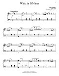 Waltz In B Minor, Op. 18, No. 6
