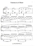 Fantasia In A Minor
