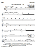 The Greatness Of You - Violin 1