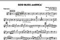 God Bless America - Tenor Sax 2