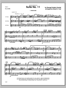 Suite No. 11 - Full Score 