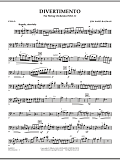 Divertimento for String Orchestra (Mvt. 1) - Cello