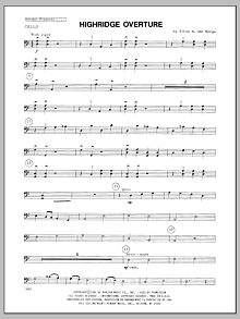 Highridge Overture - Cello 