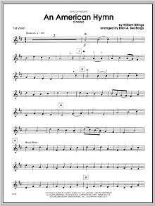 An American Hymn (Chester) - Violin 1 