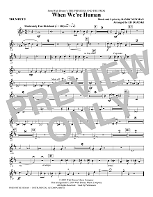 When We're Human (from The Princess And The Frog) - Bb Trumpet 2 