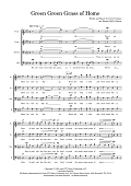 Green Green Grass of Home (arr. Sam Burns)
