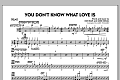You Don't Know What Love Is - Drums