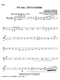 O Come, All Ye Faithful - Cello