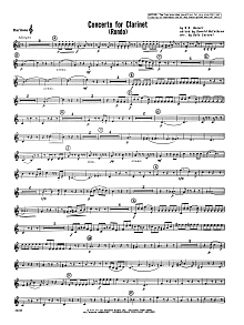 Concerto For Clarinet - Rondo (3rd Movement) - K.622 - Baritone T.C. 