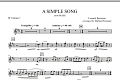 A Simple Song (from Mass) - Bb Clarinet 1