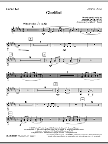 Glorified - Clarinet 1 & 2 