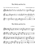 The Holly And The Ivy (arr. Patrick Roulet)