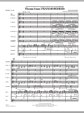 Theme From Transformers - Full Score