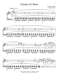Prelude In E Minor, Op. 28, No. 4