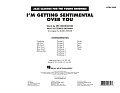 I'm Getting Sentimental Over You (arr. Mark Taylor) - Conductor Score (Full Score)
