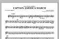 Captain America March - Eb Alto Clarinet