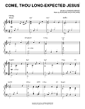 Come, Thou Long-Expected Jesus [Jazz version] (arr. Brent Edstrom)
