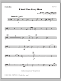 I Need Thee Every Hour - Double Bass