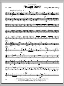 Flower Duet (Dui Hua) - Violin 2 