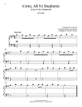 Come, All Ye Shepherds (Carol Of The Shepherds)
