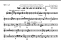 We Are Made For Praise - F Horn 1,2