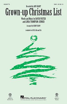 Grown-Up Christmas List (arr. Kirby Shaw) 
