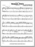 Sleepers, Wake (Cantata #140) - Piano (optional)