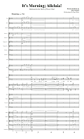 It's Morning; Alleluia! - Full Score