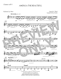 America, the Beautiful - Clarinet 3
