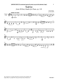 Sunrise (from 100 Easy Studies For Piano, Op. 139)