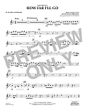 How Far I'll Go (from Moana) - Bb Tenor Saxophone