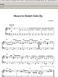 Music To Watch Girls By