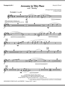 Awesome In This Place (with Worthy) - Trumpet 1 