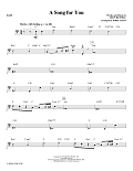 A Song for You (arr. Kirby Shaw) - Bass